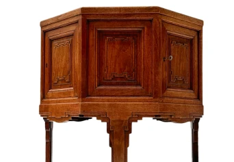 Art Deco Amsterdamse School Coffee Table or Cabinet by Napoleon Le Grand, 1920s